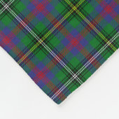 Scottish Clan Wood Tartan Fleece Deken (Hoek)