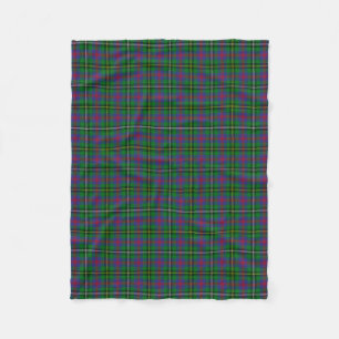 Scottish Clan Wood Tartan Fleece Deken
