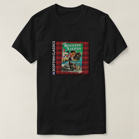 Scottish Classics - Restless Natives Gift Houtwee T-shirt (Design voorkant)