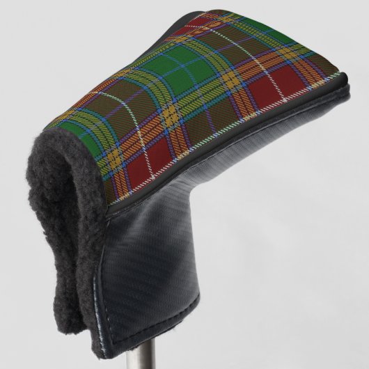Scottish Colors Clan Baxter Tartan Pset Golfheadcover (3/4 voorkant)