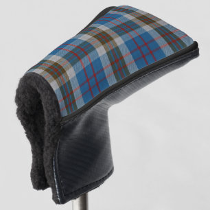 Scottish Colors Clan Thompson Blue en Gray Tartan Golfheadcover