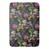 Scottish Cottcore Thistle Pattern Bath Mat (Voorkant Verticaal)