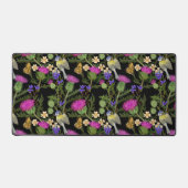 Scottish Cottcore Thistle Pattern Bath Mat (Voorkant)