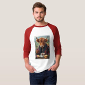 Scottish Cow avec t-shirt thé (Devant entier)