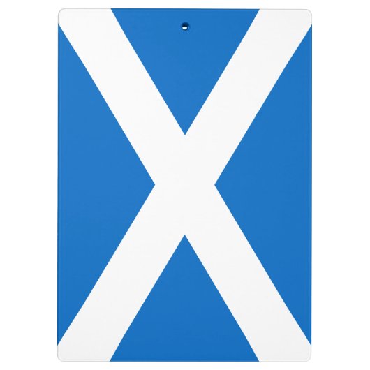 Scottish Cross Scotland Colors Klembord (Achterkant)