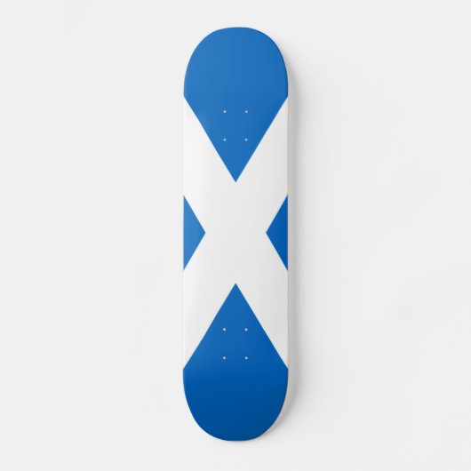 Scottish Cross Scotland Colors Skateboard (Voorkant)