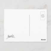 Scottish deerhound on a sofa briefkaart (Achterkant)