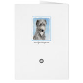 Scottish Deerhound Peinture - Cute Original Chien (Dos)