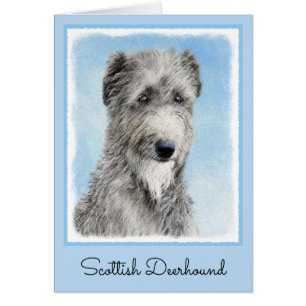 Scottish Deerhound Peinture - Cute Original Chien 