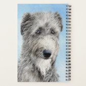 Scottish Deerhound Peinture - Cute Original Chien  (Dos)