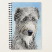 Scottish Deerhound Peinture - Cute Original Chien  (Devant)