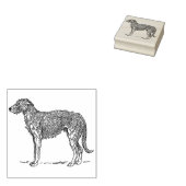 Scottish Deerhound Rubberstempel (Gestempeld)