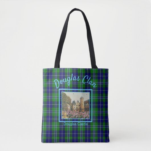 Scottish Douglas Clan's Castle Painting Canvas tas (Voorkant)