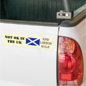Scottish End London Rule Bumpersticker (Op Truck)
