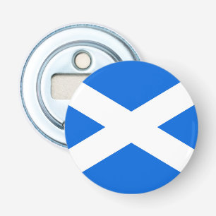 Scottish Flag bot Button Flesopener