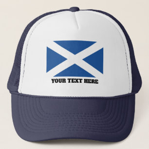 Scottish flag of Scotland custom trucker hat Trucker Pet