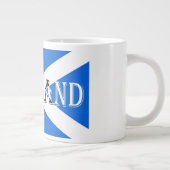 Scottish Flag Scotland Inverted Jumbo Mug arc1 (Droite)