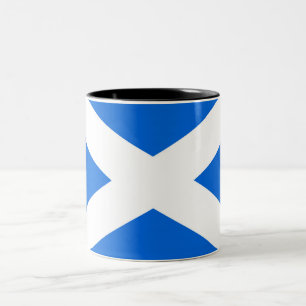 Scottish Flag Two-Tone Mok