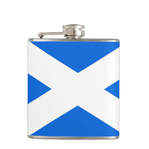Scottish Flag Vinyl Gewikkeld plat Heupfles