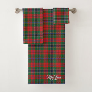 Scottish Flair Clan MacLean Tartan Pset Bad Handdoek