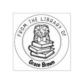 Scottish Fold Cat, boek uit de bibliotheek van Rubberstempel (Afrduk)