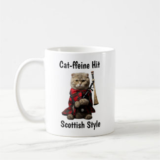 Scottish Fold Cat met doedelzak Koffiemok