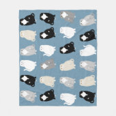 Scottish Fold Cats Fleece Blanket (Voorkant)