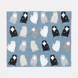 Scottish Fold Cats Fleece Blanket