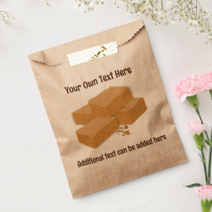 Scottish Fudge is tablet - hard Snoep - voeg tekst Bedankzakje