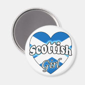 Scottish Girl Magneet (Voorkant / Achterkant)