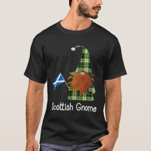 Scottish Gnome Holding de vlag van Schotland T-shirt