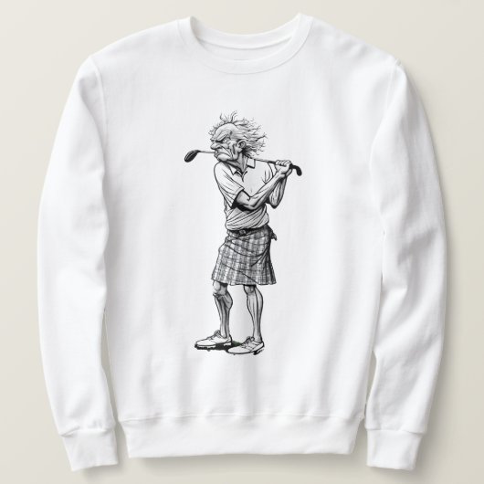 Scottish Golfer Sweatshirt (Design devant)