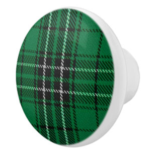 Scottish Grandeur Clan MacLean Hunting Tartan Keramische Knop