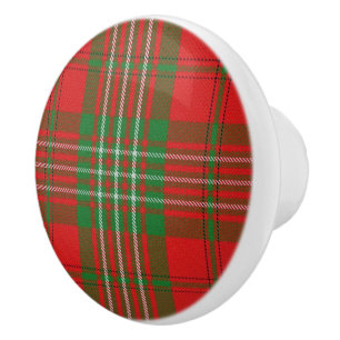 Scottish Grandeur Clan Scott Tartan Pset Keramische Knop