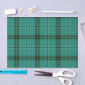 Scottish Green Tartan Tissuepapier (Craft)