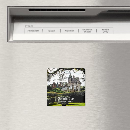 Scottish Guthrie Clan's Castle Keepomwille Magneet (Insitu (Vaatwasser))