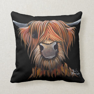 Scottish Hairy Highland Cow 'BRUCE' Coussin de cou