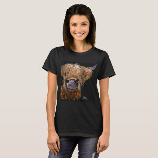 Scottish Hairy Highland Koe "HENRY" T-Shirt & Topj