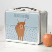 Scottish Highland Cattle Koe Graphic Personalized (In situ)