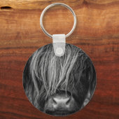 Scottish Highland Cattle - Schotland Sleutelhanger (Voorkant)