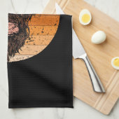 Scottish Highland Cattle Theedoek (Quarter Fold)