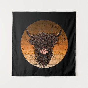 Scottish Highland Cattle Wandkleed