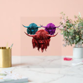 Scottish Highland Cow Colorful Herd Classic T-Shi (Mariage)