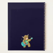 Scottish Highland Cow Guitarist Rock Aye The Moo!  (Dos)