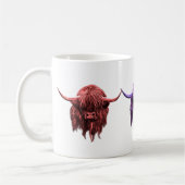 Scottish Highland Cow Koffiemok (Links)