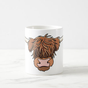 Scottish Highland Cow Koffiemok
