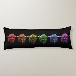 Scottish Highland Cow Lichaamskussen