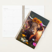 Scottish Highland Cow Planner (Devant avec enveloppe)