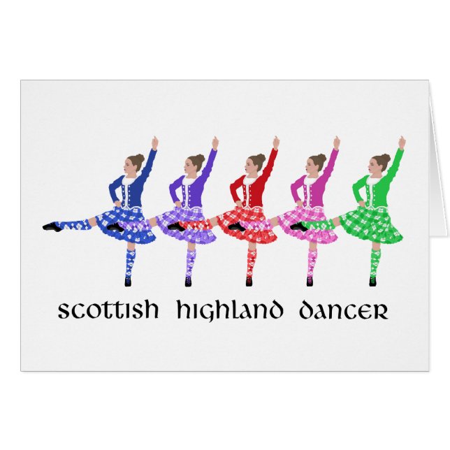 Scottish Highland Dance Line (Devant horizontal)