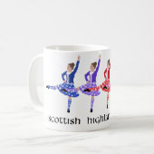Scottish Highland Dance Line Koffiemok (Voorkant links)